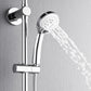 FORNO AcquaSPA System with 9" Rainfall Shower Head, 5-in-1 Handheld Shower and 3 Function Adjustable Body Jet in Polished Chrome