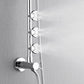 FORNO AcquaSPA System with 9" Rainfall Shower Head, 5-in-1 Handheld Shower and 3 Function Adjustable Body Jet in Polished Chrome