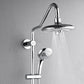 FORNO AcquaSPA System with 8" 6 Function Rainfall Shower Head, 5-in-1 Handheld Shower and 3 Function Adjustable Body Jet in Polished Chrome