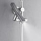 FORNO AcquaFALL Shower System with 9" Rainfall Shower Head, 5-in-1 Handheld Shower and 3 Function Body Jet in Polished Chrome