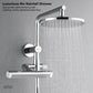 FORNO AcquaFALL Shower System with 9" Rainfall Shower Head, 5-in-1 Handheld Shower and 3 Function Body Jet in Polished Chrome