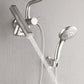 FORNO AcquaFALL Mini Spa System with 8" 6 Function Rainfall Shower Head, 5-in-1 Handheld Shower and 3 Function Body Jet in Brushed Nickel