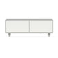 FORNO Evoluto  51" Smart Coffee Table – Dual Fridge Drawers, Bluetooth Audio, Wireless Charging, RGB Light in Black in White, FCTFR7006-51WHT