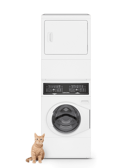 Speed Queen SF7 Stacked Washer – Electric Dryer with Pet Plus