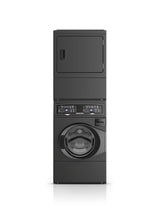 Speed Queen SF7 Stacked Washer – Electric Dryer with Pet Plus Black