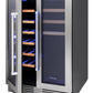 THOR Kitchen 24 in. 21 Bottle & 95-Can Wine Cooler, TBC2401DI