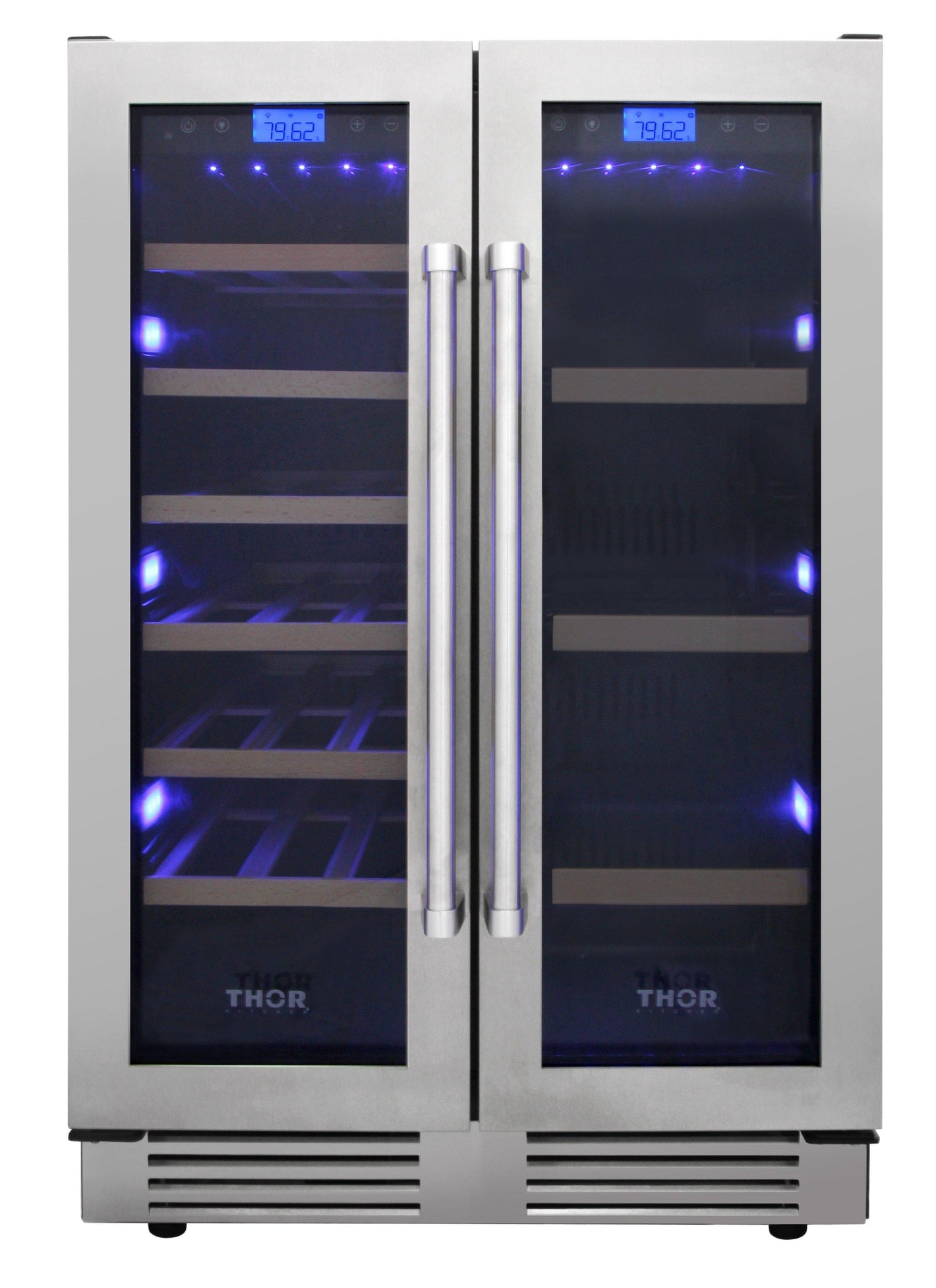 THOR Kitchen 24 in. 21 Bottle & 95-Can Wine Cooler, TBC2401DI
