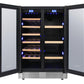 THOR Kitchen 24 in. 21 Bottle & 95-Can Wine Cooler, TBC2401DI