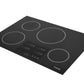 THOR Kitchen 30 in. Glass Induction Cooktop in Black with 4 Elements, TEC3001iC1