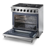 THOR 36 Inch Gas Range in Stainless Steel – LRG3601U