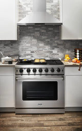 THOR Kitchen - 2-Piece Kitchen Package - 36" Gas Range & 36" Wall Mount Range Hood