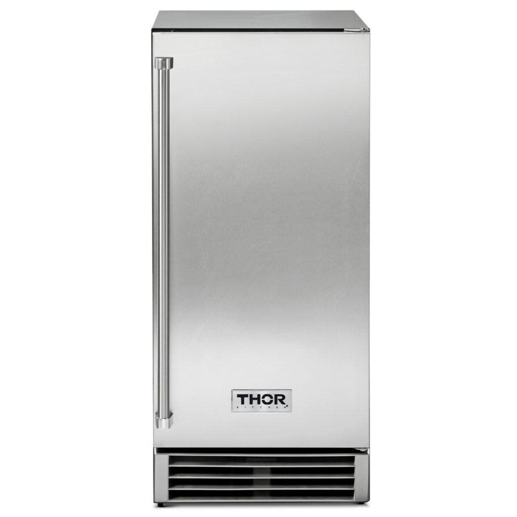 THOR Kitchen 15 inch Built-in 50 lbs. Ice Maker in Stainless Steel, TIM1501