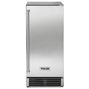 THOR Kitchen 15 inch Built-in 50 lbs. Ice Maker in Stainless Steel, TIM1501
