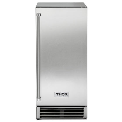 THOR Kitchen 15 inch Built-in 50 lbs. Ice Maker in Stainless Steel, TIM1501