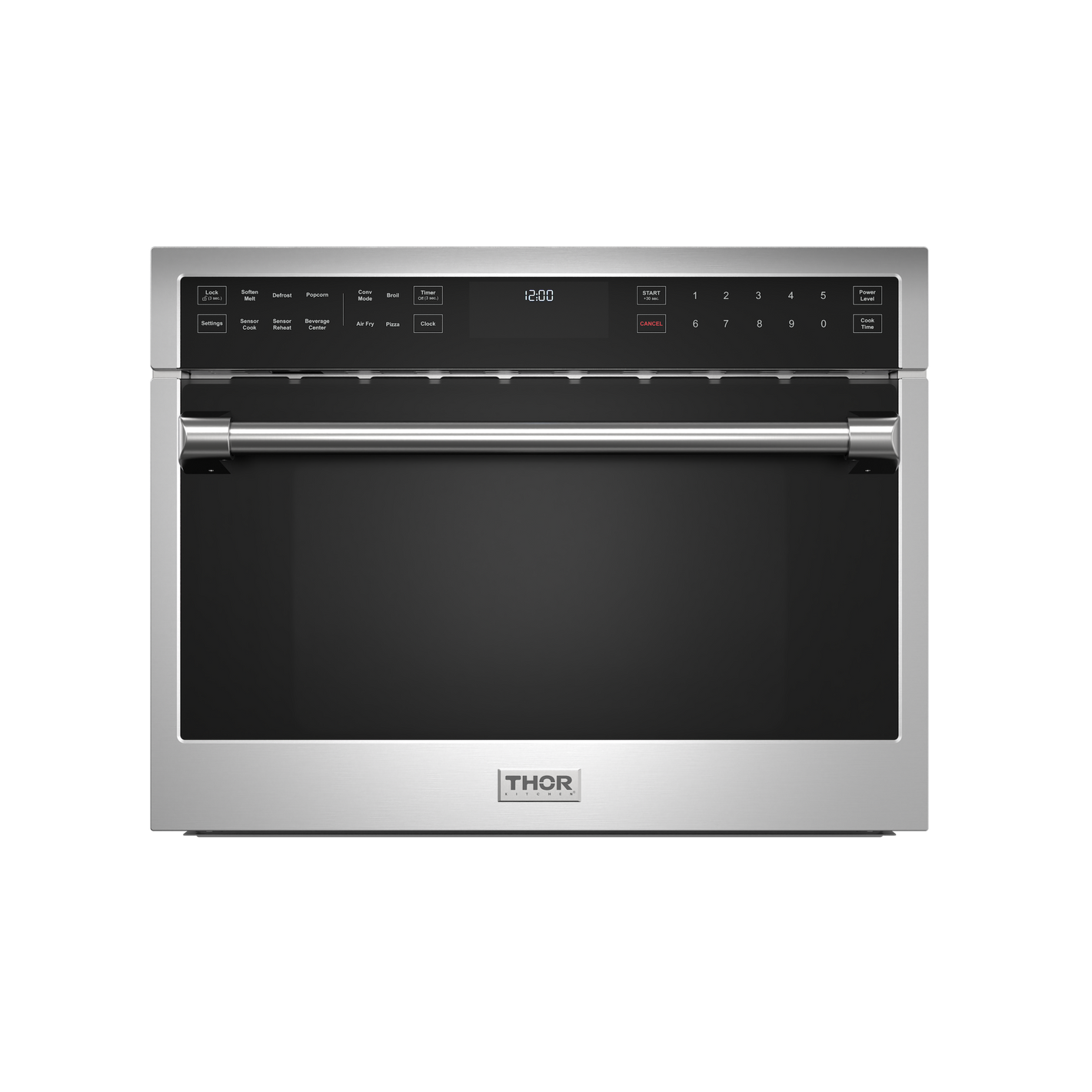 THOR Kitchen 24" 1.6 cu.ft. Built-In Air Fry Microwave Oven With Drop-Down Door, TMO24H