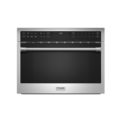 THOR Kitchen 24" 1.6 cu.ft. Built-In Air Fry Microwave Oven With Drop-Down Door, TMO24H