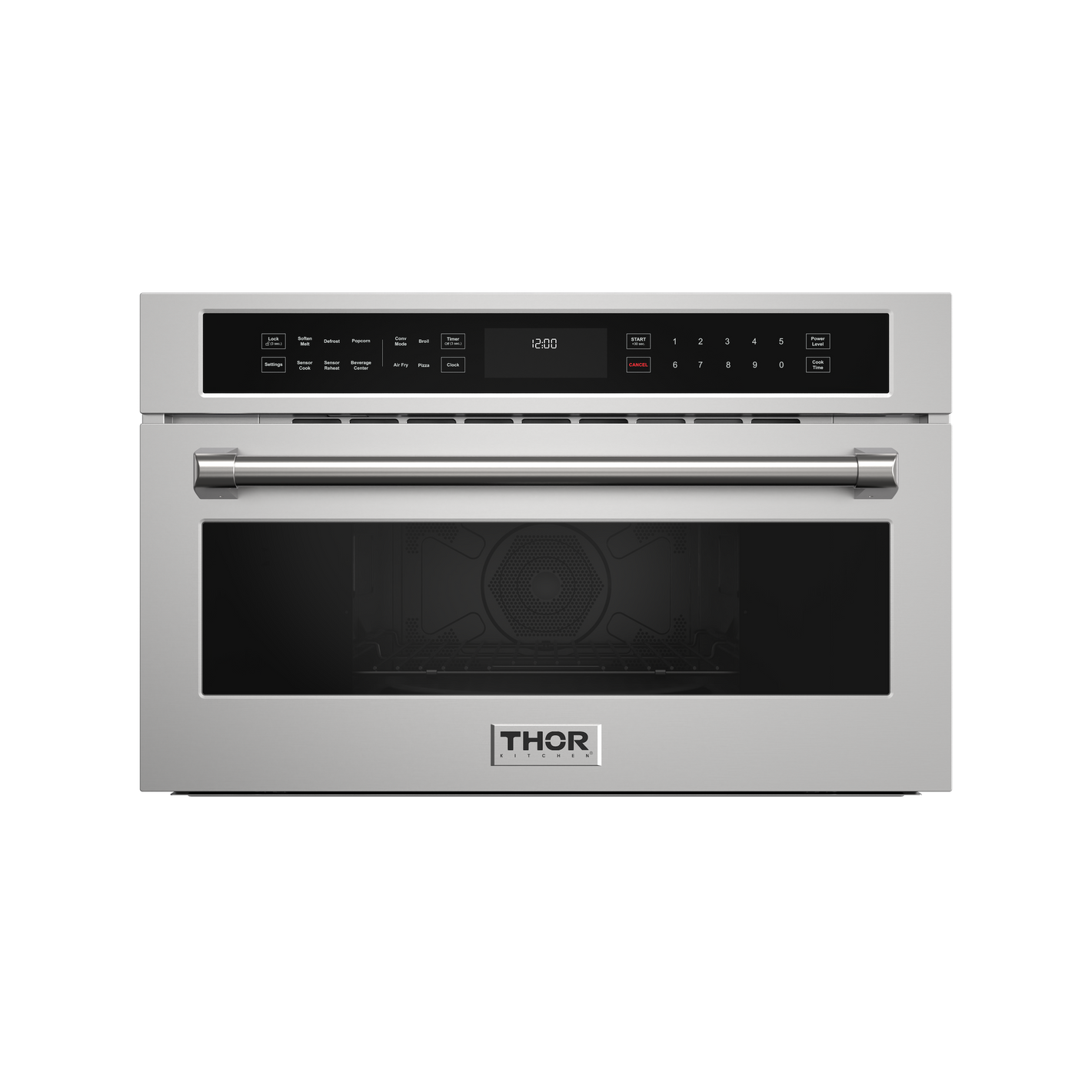 THOR Kitchen 30" 1.6 cu.ft. Built-In Air Fry Microwave Oven With Drop-Down Door, TMO30H