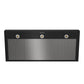 THOR Kitchen 48" 800 CFM Convertible Wall Mount Range Hood in Black Stainless Steel, TRH48PB