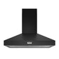 THOR Kitchen 48" 800 CFM Convertible Wall Mount Range Hood in Black Stainless Steel, TRH48PB