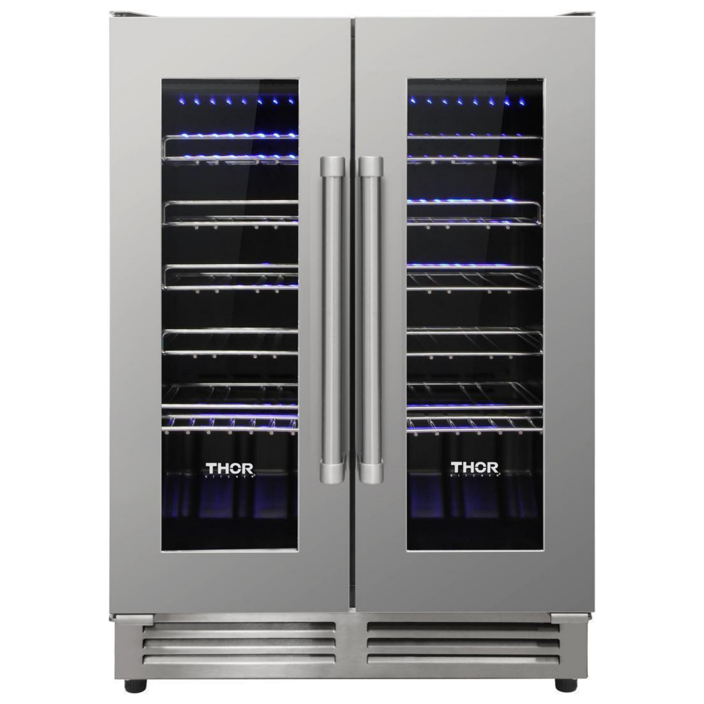 THOR Kitchen 24 in. 42 Bottle Dual Zone Wine Cooler, TWC2402