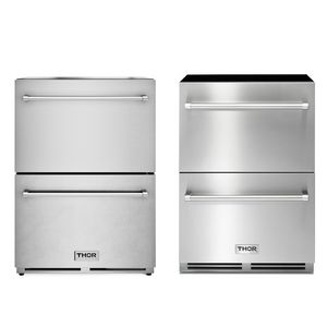THOR Appliance Package - 24" Refrigerator Drawer, 24" Freezer Drawer, AP-TRF24U