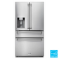 THOR Contemporary Package - 36" Electric Range, Range Hood, Refrigerator, Dishwasher and Microwave, AP-ARE36-C90