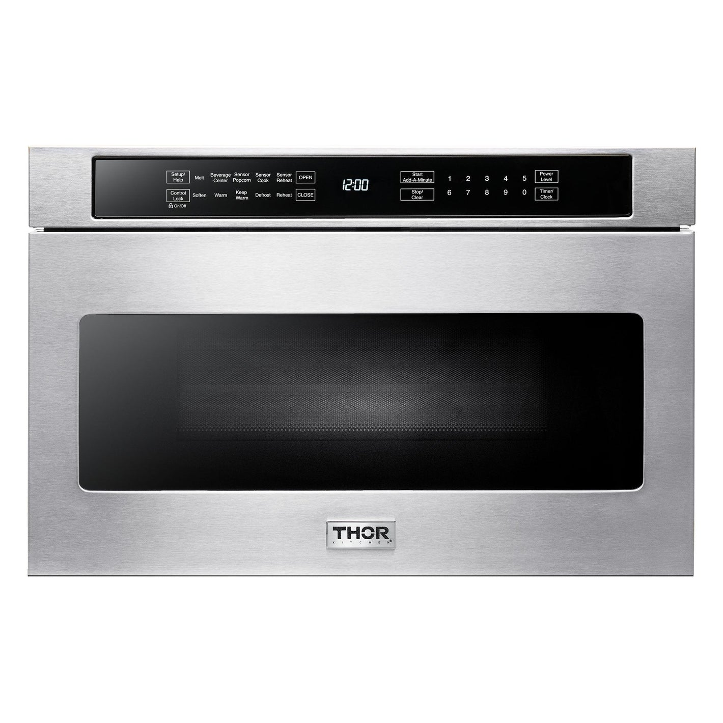 THOR Kitchen 24" 1.2 Cu. Ft. Microwave Drawer In Stainless Steel, TMD2401