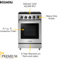 THOR Kitchen 24 in. Professional Gas Range in Stainless Steel, LRG2401U