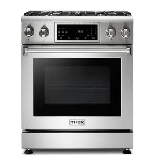 THOR Kitchen Package - 30" Electric Range, Microwave, Refrigerator, Dishwasher, AP-TRE3001-6