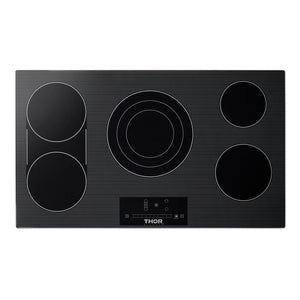 THOR Kitchen 36 In. Professional Electric Cooktop in Black, TEC36