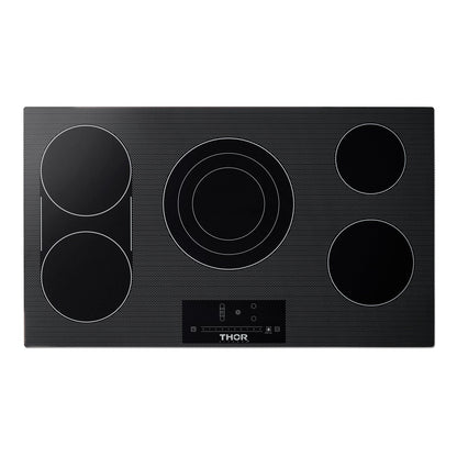 THOR Kitchen 36 In. Professional Electric Cooktop in Black, TEC36