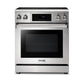 THOR Kitchen 30 Inch Air Fry and Self-Clean Professional Electric Range, TRE3001