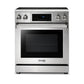 THOR Kitchen Package - 30" Electric Range, Range Hood, Refrigerator, Dishwasher, Wine Cooler, AP-TRE3001-W-3