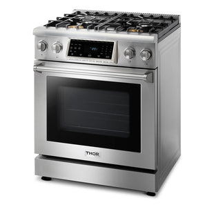 THOR Kitchen 30 In. 4.6 cu. ft. Self-Clean Propane Gas Range in Stainless Steel, TRG3001LP
