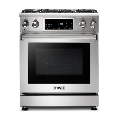 THOR Kitchen 30 In. 4.6 cu. ft. Self-Clean Propane Gas Range in Stainless Steel, TRG3001LP