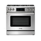 THOR Kitchen Package - 36" Gas Range, Range Hood, Refrigerator, Dishwasher, AP-TRG3601-3