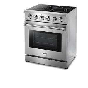 THOR Kitchen 30 in. Electric Range in Stainless Steel, HRE3001 (Discontinued)