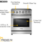 THOR Kitchen 30 in. Electric Range in Stainless Steel, HRE3001 (Discontinued)