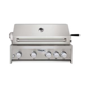 THOR Outdoor Kitchen Package with Propane Gas Grill and Freezer, AP-Outdoor-LP-F-6-A