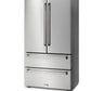 THOR Kitchen Professional 36 In. Counter Depth 22.5 cu. ft. Refrigerator Stainless Steel, TRF3602