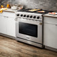 THOR Kitchen Package - 36" Gas Range, Microwave, Refrigerator with Water and Ice Dispenser, Dishwasher, AP-LRG3601U-12