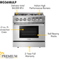 THOR Kitchen Package - 36" Propane Gas Range, Range Hood, Microwave, AP-HRG3618ULP-5