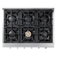 THOR Kitchen Package - 36" Gas Cooktop, Range Hood, Wall Oven, Microwave, AP-HRT3618U-3