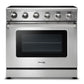THOR Kitchen Package - 36" Electric Range, Range Hood, Refrigerator with Water and Ice Dispenser, Dishwasher, AP-HRE3601-C-7