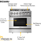 THOR Kitchen Package - 36" Propane Gas Range, Range Hood, Microwave, Refrigerator, Dishwasher, AP-HRG3618ULP-C-5