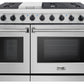 THOR Kitchen Package - 48" Propane Gas Range, Range Hood, Microwave, AP-LRG4807ULP-W-4