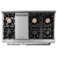 THOR Package - 48" Propane Gas Range, Range Hood, Refrigerator, Dishwasher, Microwave, Wine Cooler