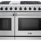 THOR Kitchen Package - 48" Propane Gas Range, Wall Mount Range Hood, AP-LRG4807ULP-W