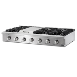 THOR Kitchen 48 in. Propane Gas Rangetop in Stainless Steel, HRT4806ULP
