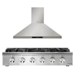 THOR Kitchen Package - 36" Propane Gas Rangetop and Range Hood, AP-HRT3618ULP